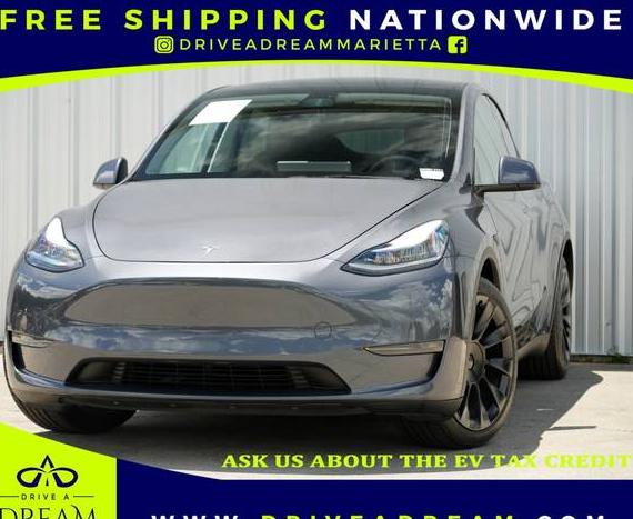 TESLA MODEL Y 2021 5YJYGDEE9MF096387 image